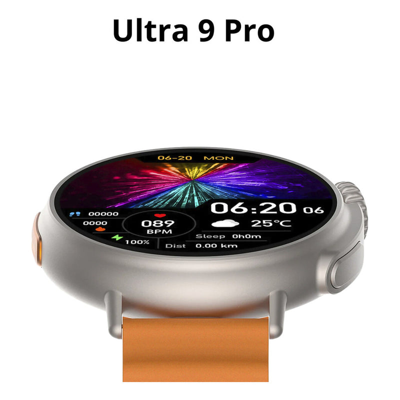 Relógio Inteligente Smartwatch Redondo Ultra 9 Pro 49MM Série 9 Esportivo (ULTRA)